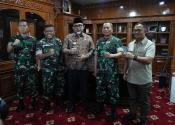 Sambut Danrem 042/Gapu, Pjs. Gubernur Sudirman Perkuat Sinergi Sukseskan Pilkada Serentak 2024