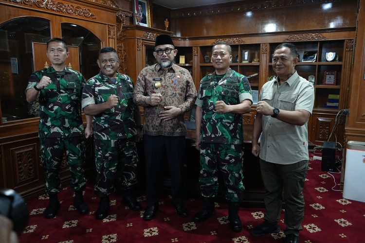 Sambut Danrem 042/Gapu, Pjs. Gubernur Sudirman Perkuat Sinergi Sukseskan Pilkada Serentak 2024