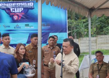 Gubernur Al Haris Buka Pertandingan Mini Soccer Piala Gubernur 2025