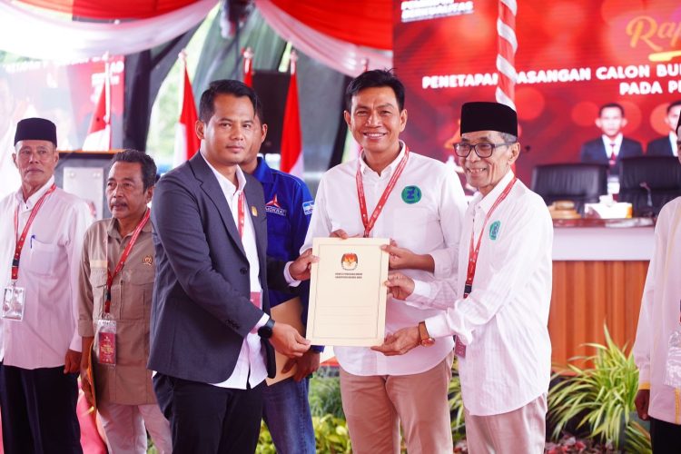 KPU Batanghari Tetapkan Fadhil-Bakhtiar Pemenang Pilkada Tahun 2024