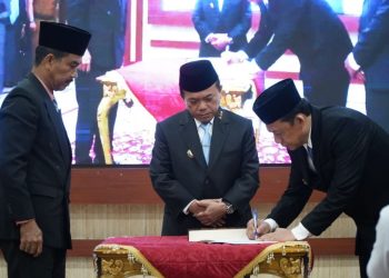 Hadiri Sertijab Bupati Muaro Jambi, Gubernur Al Haris Tekankan Sinkronisasi Program Pembangunan