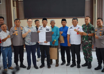 Sekda Muaro Jambi Hadiri Giat Penandatangan Kesepakatan Perdamaian