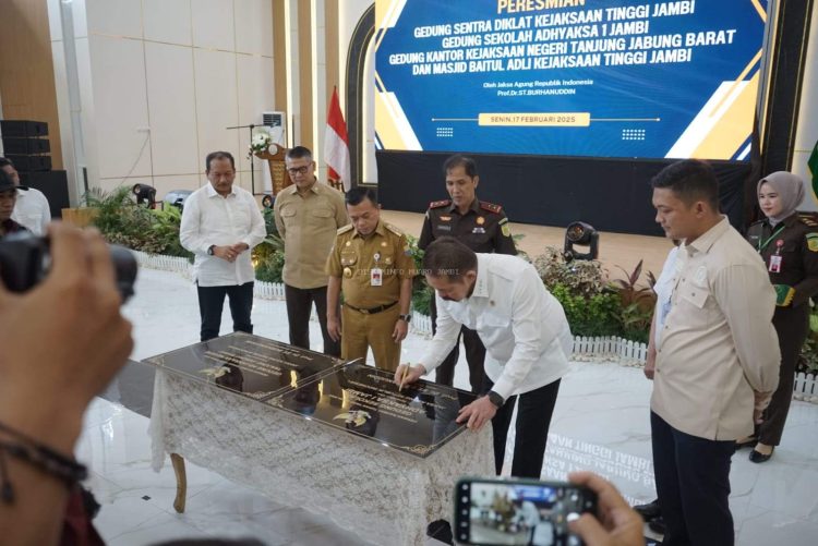 Sekda Muaro Jambi Hadiri Peresmian Gedung Diklat Kejaksaan Tinggi Provinsi Jambi