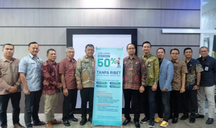 Sekda Muaro Jambi Ikuti Sosialisasi Diskon 50 Persen Pelanggan Listrik