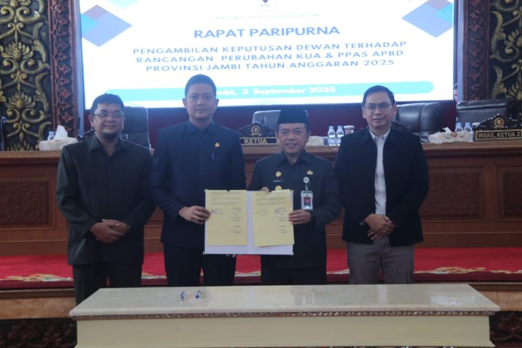 Gubernur Al Haris dan DPRD Provinsi Jambi Sepakati Perubahan KUA & PPAS APBD Provinsi Jambi TA. 2025